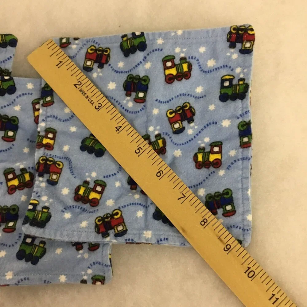 Baby Kids Bath Wash Cloths Baby Soft Flannel Cloths Set Of 3 New Handmade Sewn